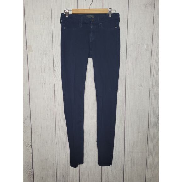 Vince Made In USA Dark Blue Elastic Waist Jeggings Womens 29 - Picture 1 of 11